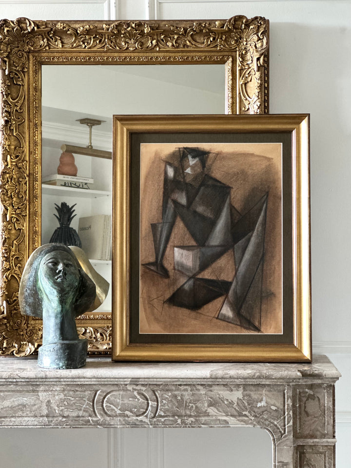 Seated Form in Abstraction, c. 1950s