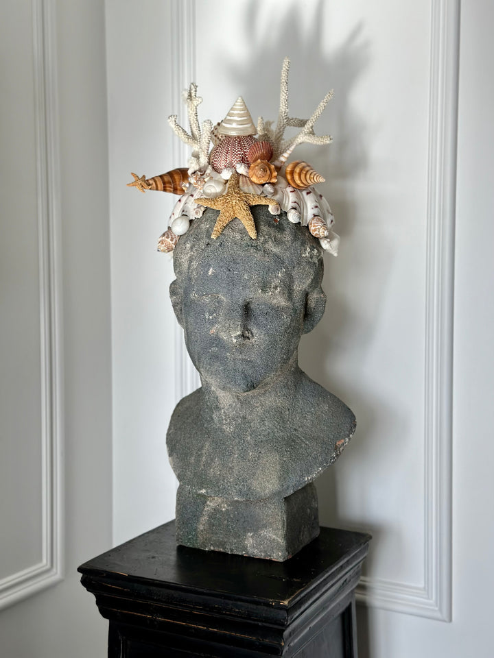 Weathered Venetian Grotto Bust