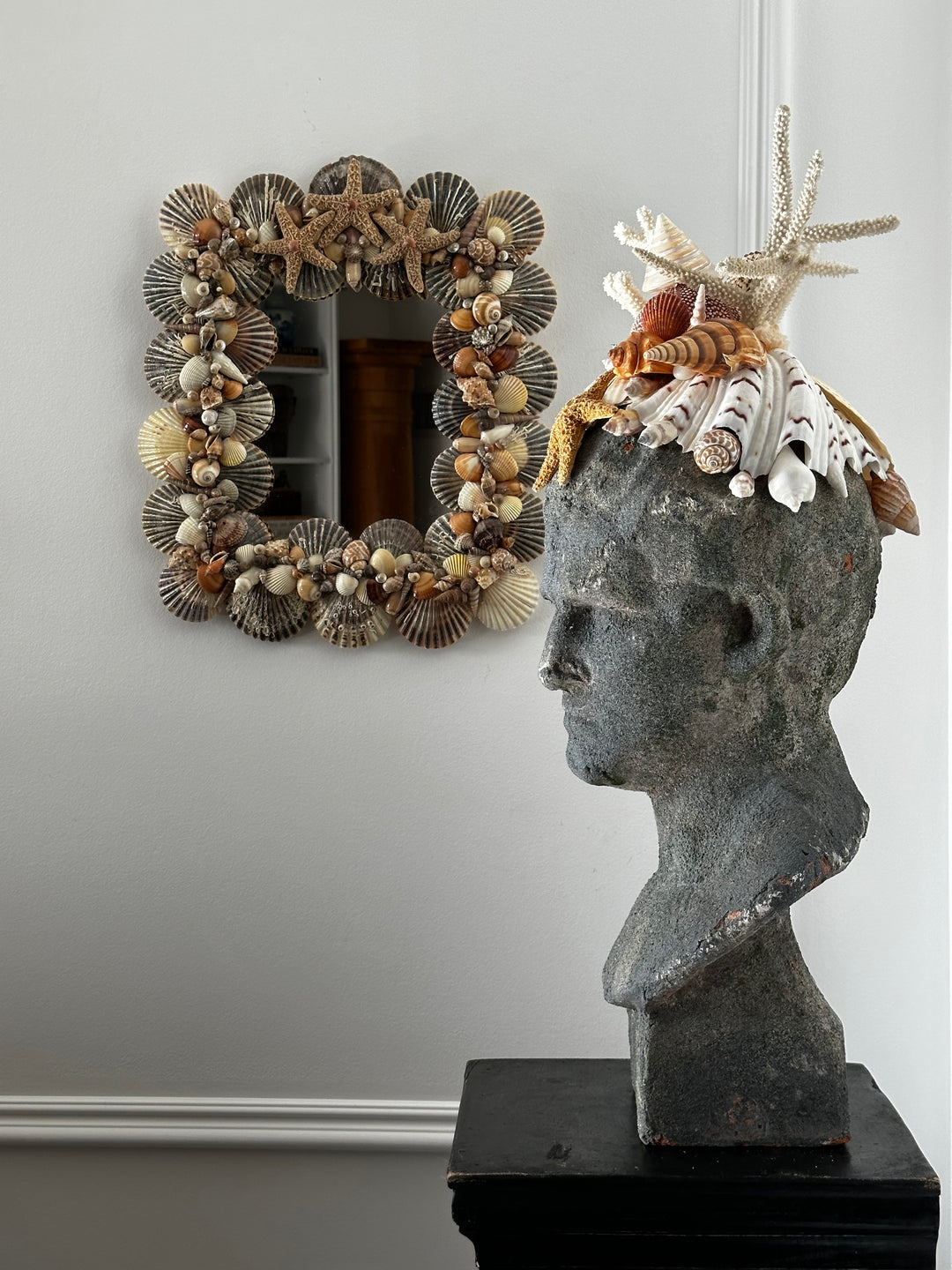 Weathered Venetian Grotto Bust