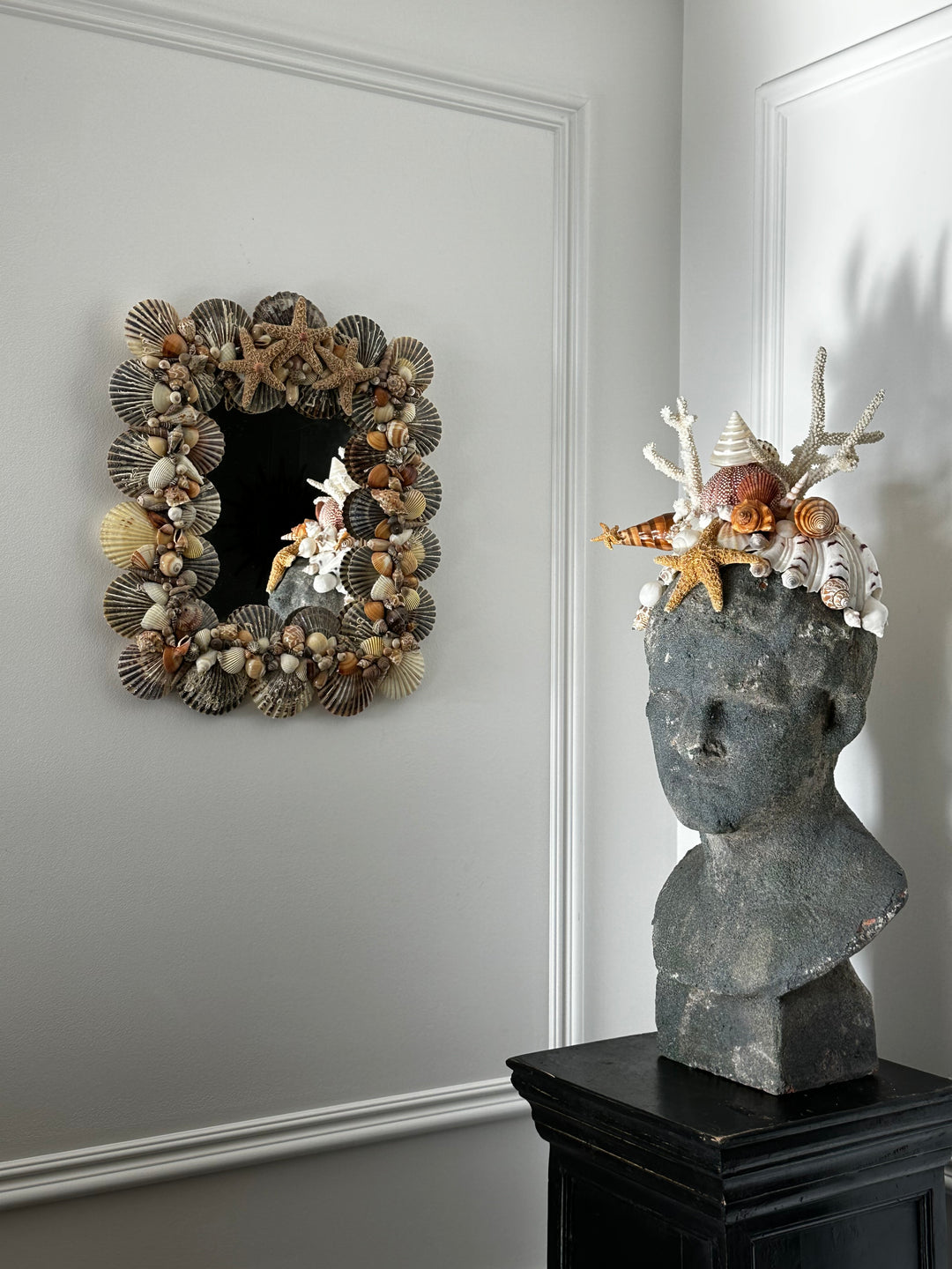 Weathered Venetian Grotto Bust